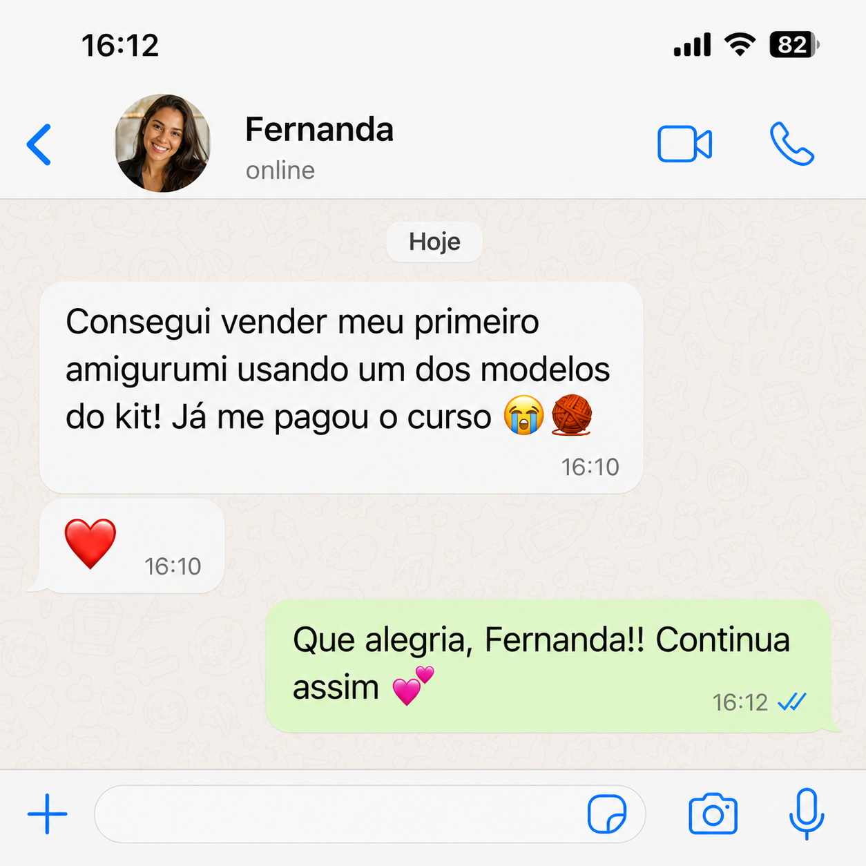 Print de avaliação de cliente